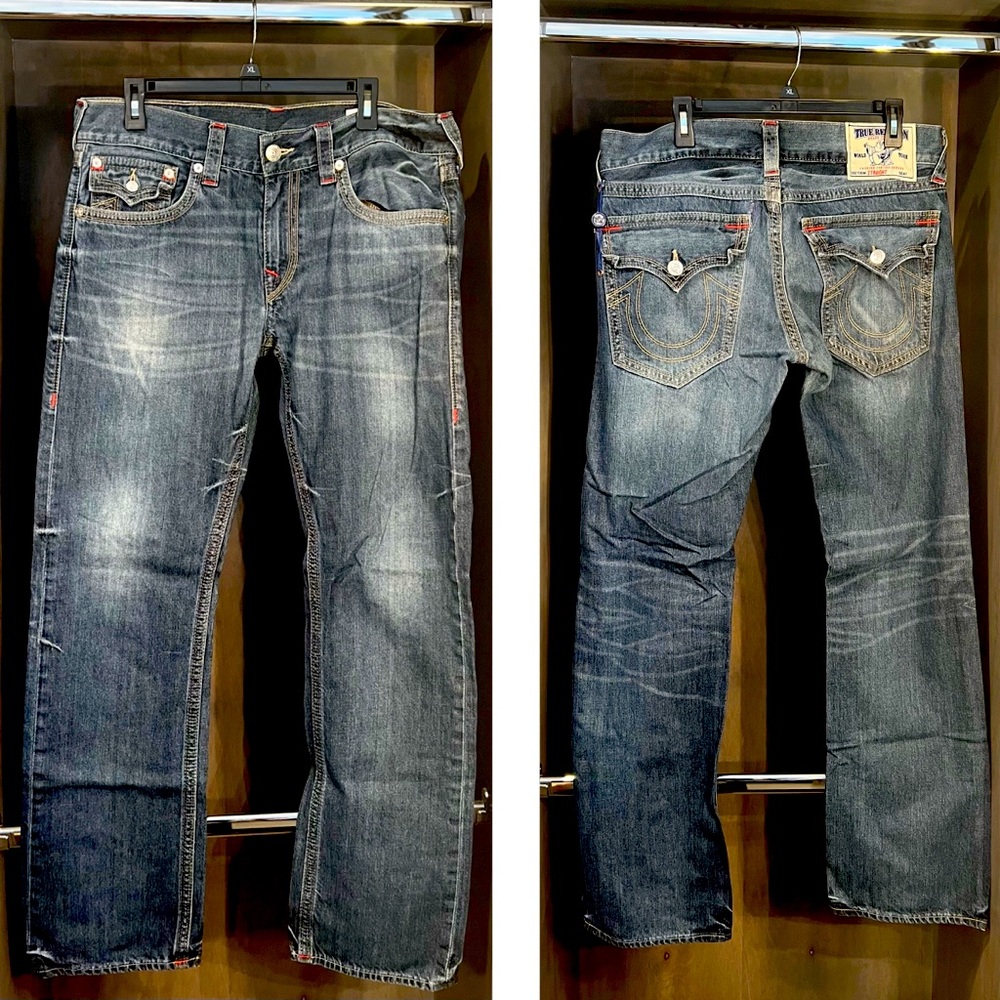 True Religion “Straight” Jeans 34”
